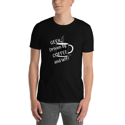 Coffee Lovers t-shirt Geek Short-Sleeve cotton T-Shirt