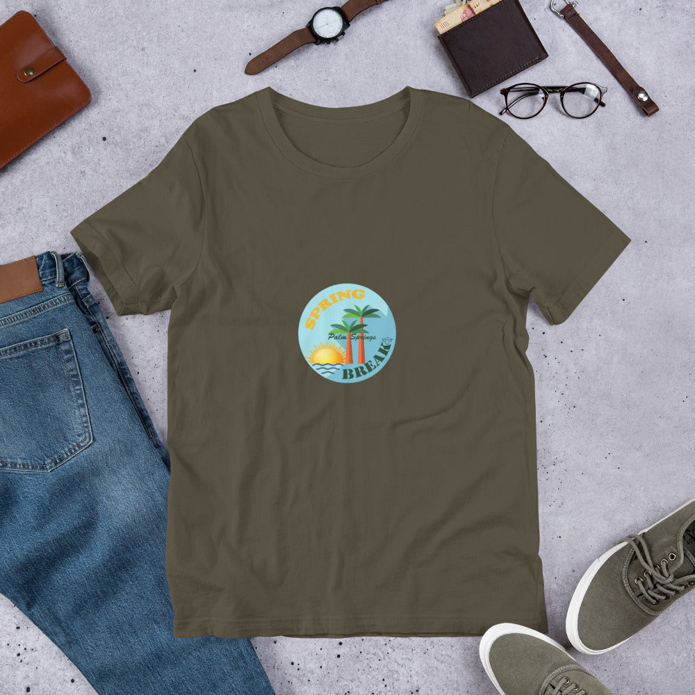 SPRING BREAK t shirt, Spring Break Palm Springs Unisex T-Shirt