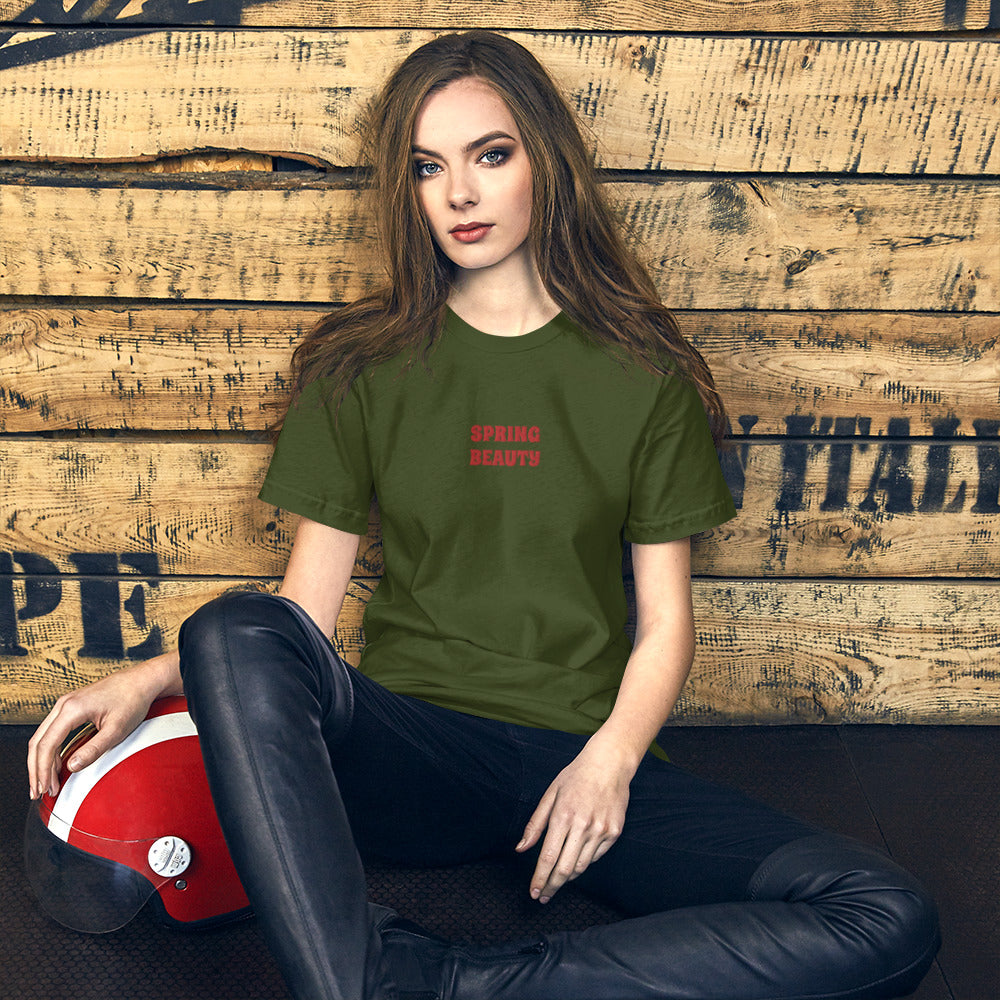 SPRING BEAUTY t shirt, Spring Beauty Short-Sleeve Unisex T-Shirt