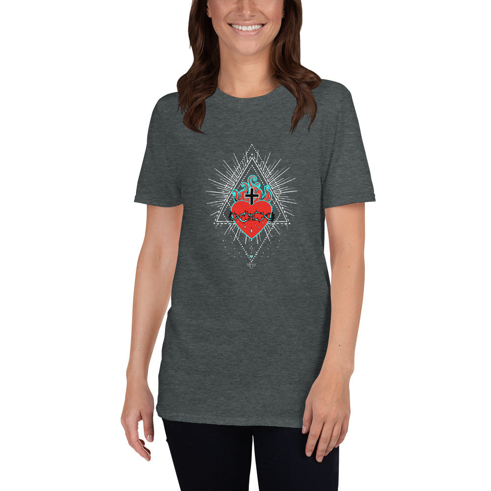 Sacred Heart Jesus Short-Sleeve Unisex T-Shirt 