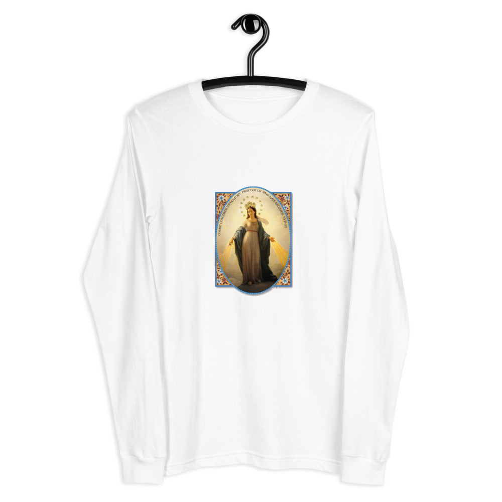 Lady of the Miraculous Medal Unisex Long Sleeve Tee