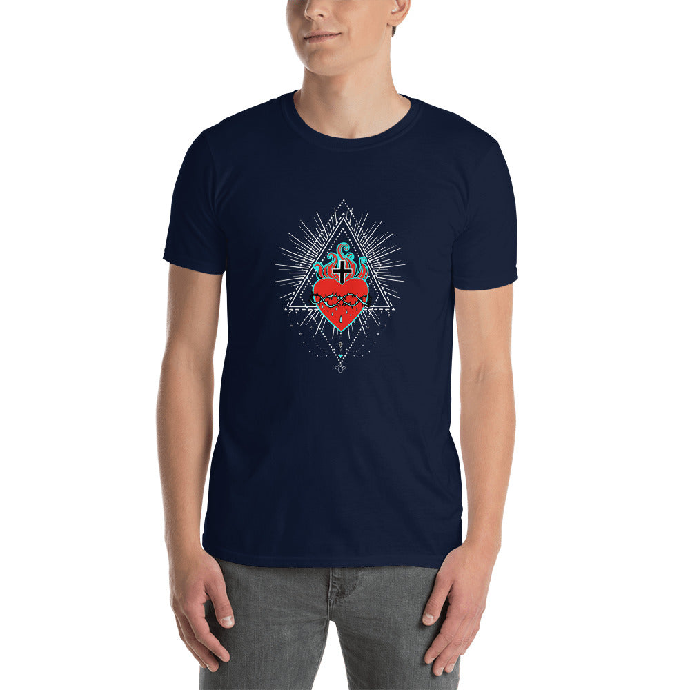 Sacred Heart Jesus Short-Sleeve Unisex T-Shirt 