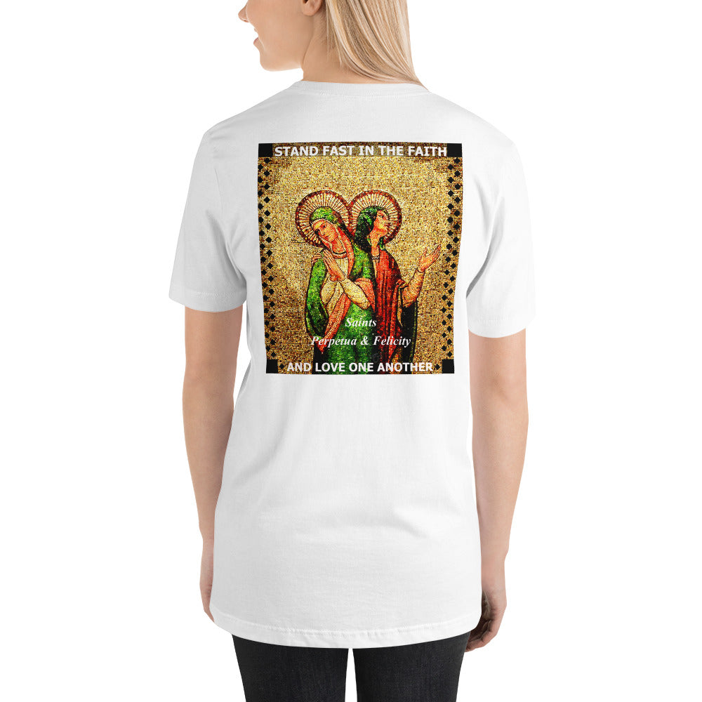 Sts Perpetua and Felicity Short-Sleeve Unisex T-Shirt (CT)