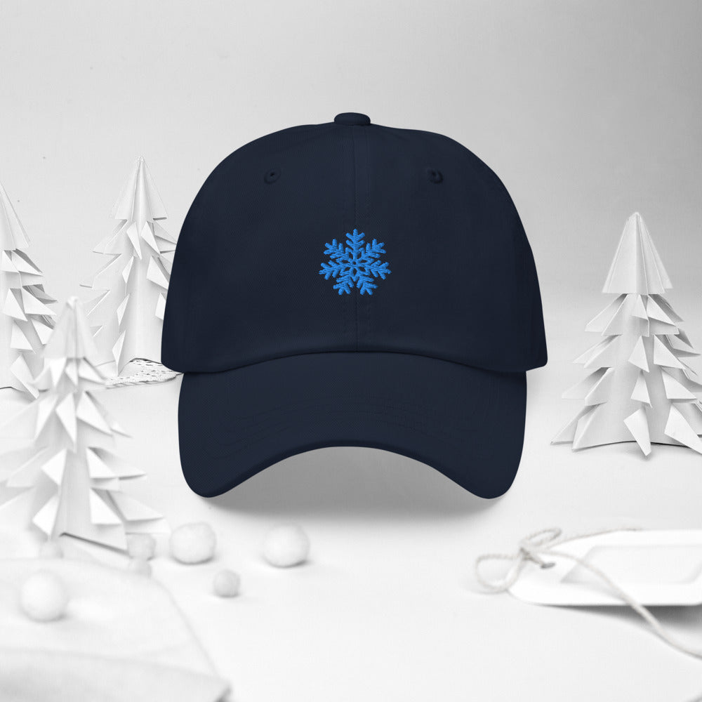 Snowflake embroidered cap Dad hat (EM)