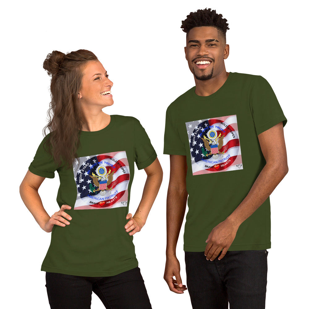 Proud to be American t shirt, Proud USA Short-Sleeve Unisex T-Shirt