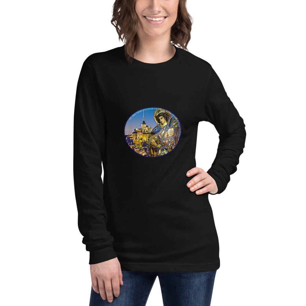 Saint Michael's Cotton Unisex Long Sleeve Tee