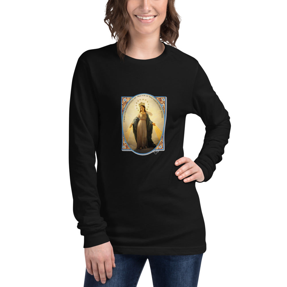 Lady of the Miraculous Medal Unisex Long Sleeve Tee