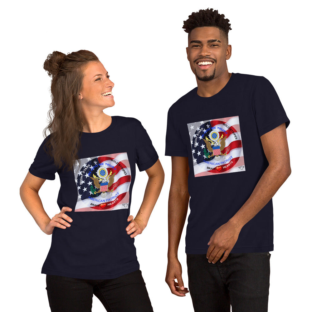 Proud to be American t shirt, Proud USA Short-Sleeve Unisex T-Shirt