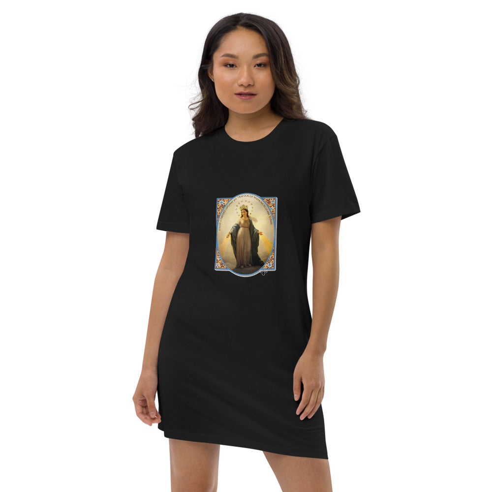 Lady of the Miraculous Medal Organic cotton t-shirt dress