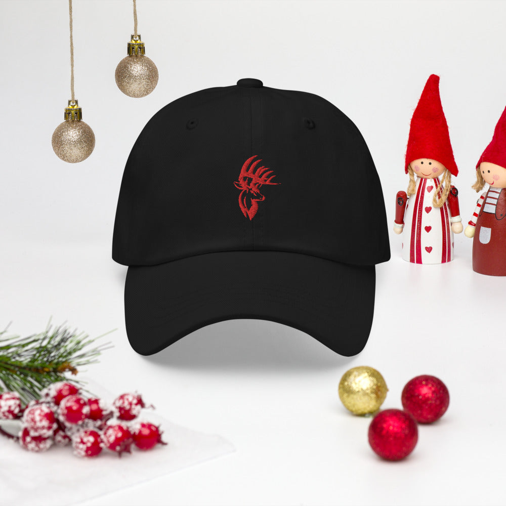 Reindeer Embroidered Cap