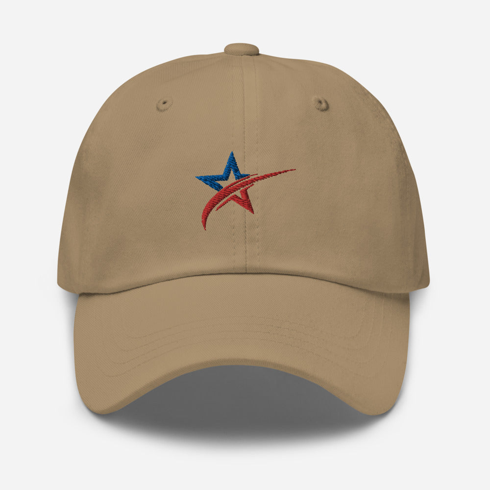 Star Spangled Embroidered Cap Dad hat 