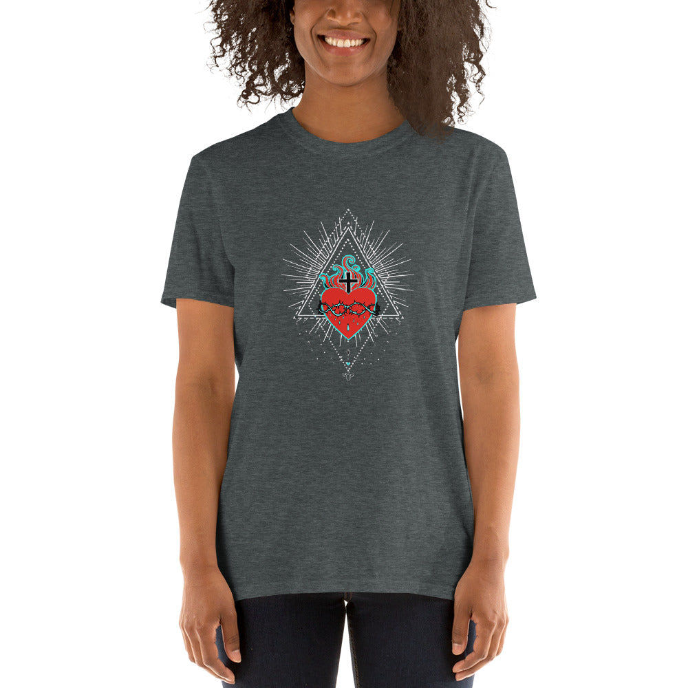 Sacred Heart Jesus Short-Sleeve Unisex T-Shirt 