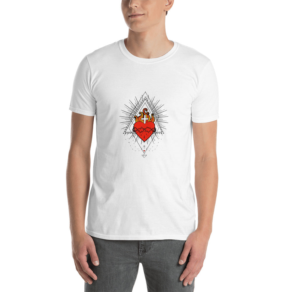 Sacred Heart Jesus Short-Sleeve Unisex T-Shirt 