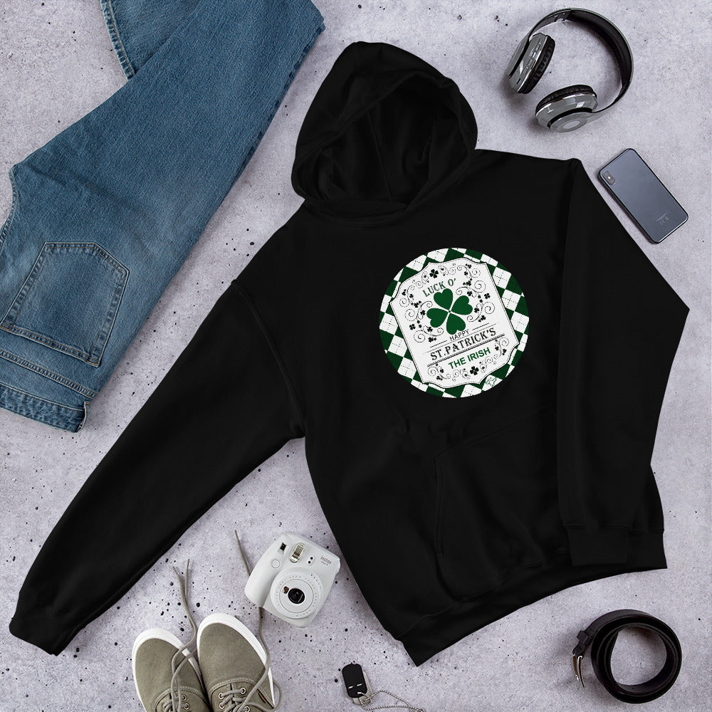 Happy St. Patrick's Luck of the Irish Unisex Hoodie