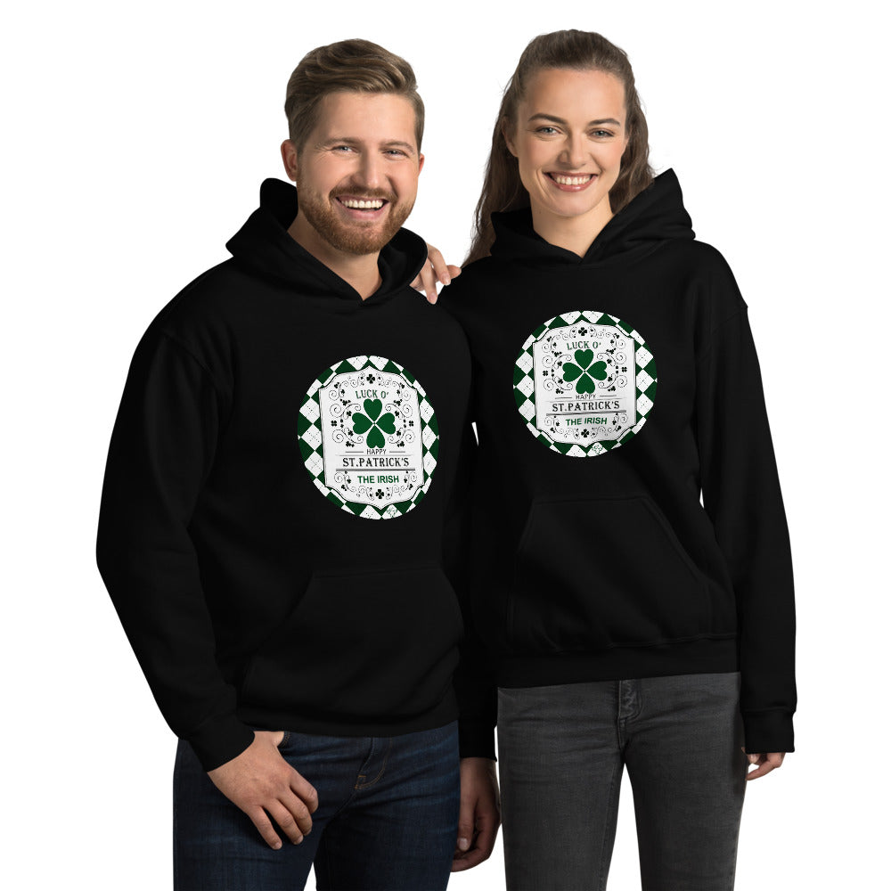 Happy St. Patrick's Luck of the Irish Unisex Hoodie