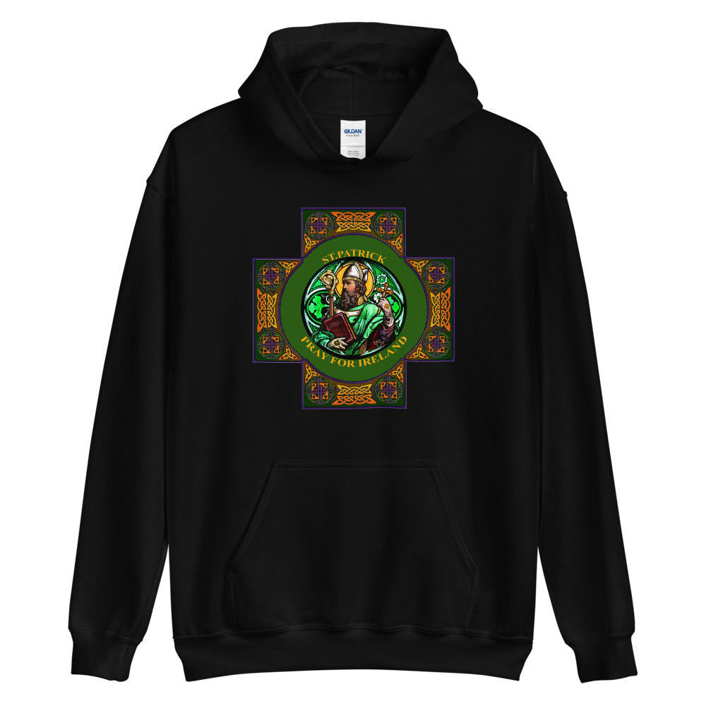 St. Patrick's Pray for us Hoodie, St. Patrick' pray for Ireland hoodie