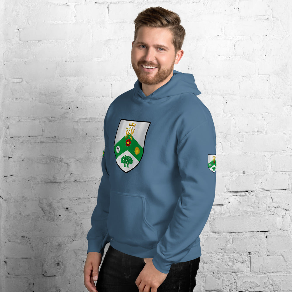 family crest hoodies, coat of arms hoodies, heraldry hoodies