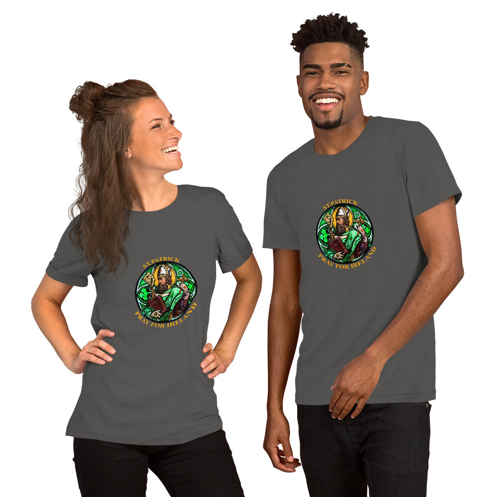 St. Patrick's Pray for Ireland Short-Sleeve Unisex T-Shirt 