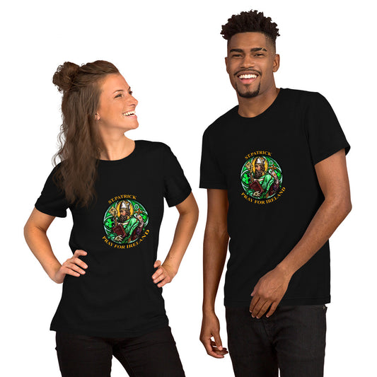 St. Patrick's Pray for Ireland Short-Sleeve Unisex T-Shirt 