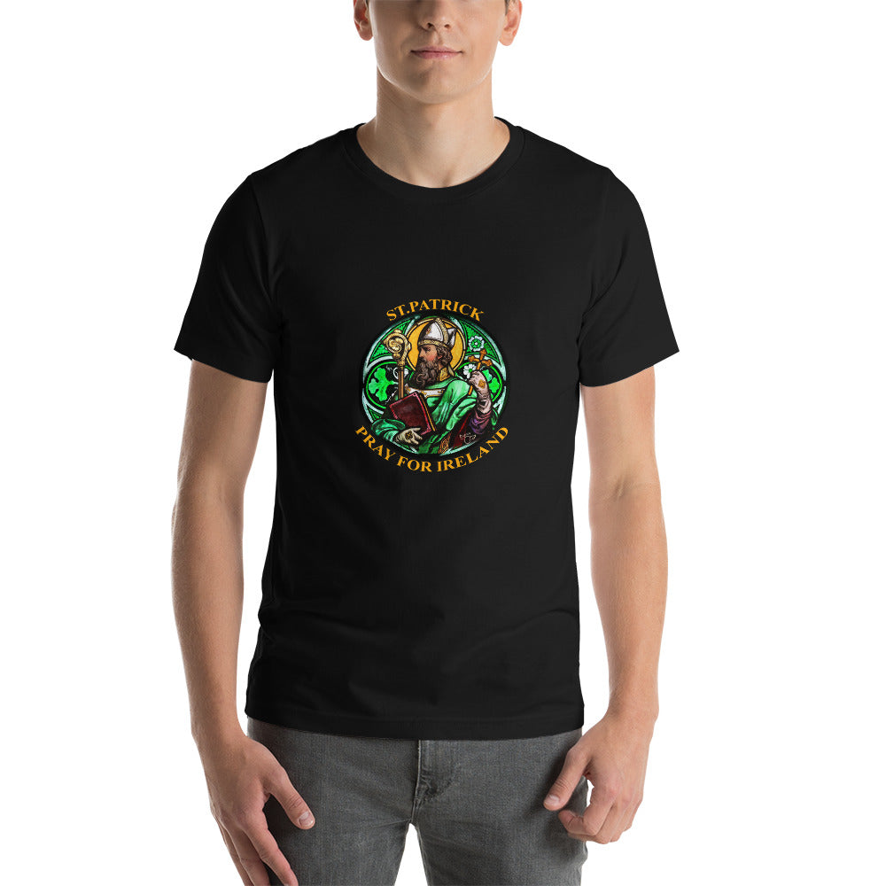 St. Patrick's Pray for Ireland Short-Sleeve Unisex T-Shirt 