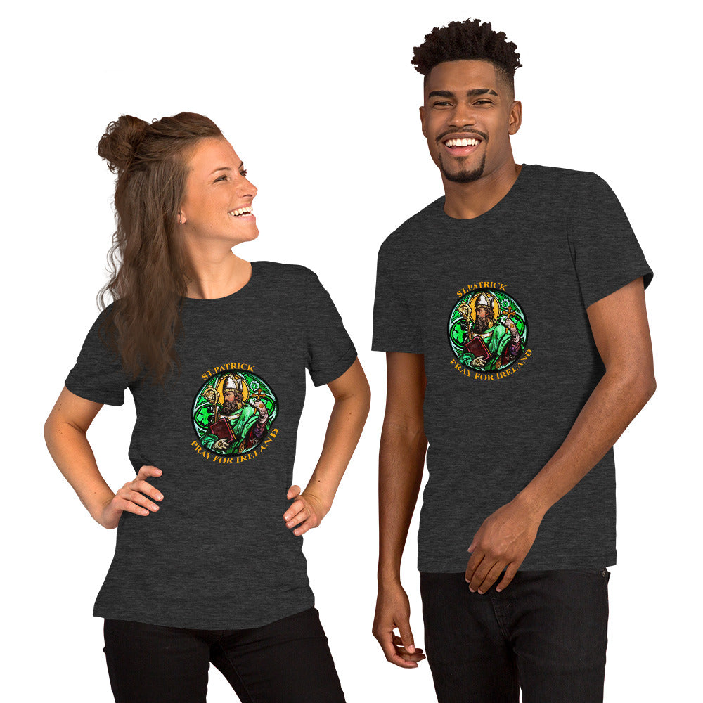 St. Patrick's Pray for Ireland Short-Sleeve Unisex T-Shirt 