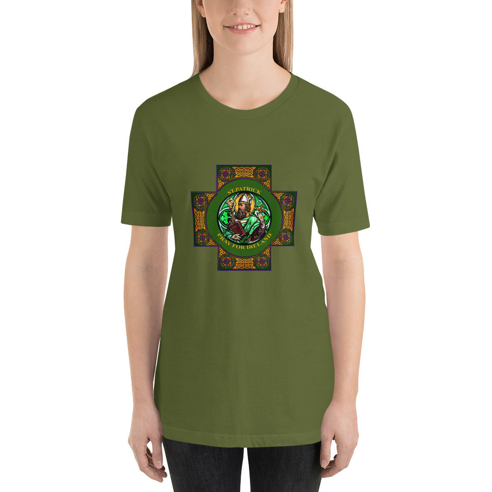 St. Patrick's Pray for Ireland Short-Sleeve Women T-Shirt