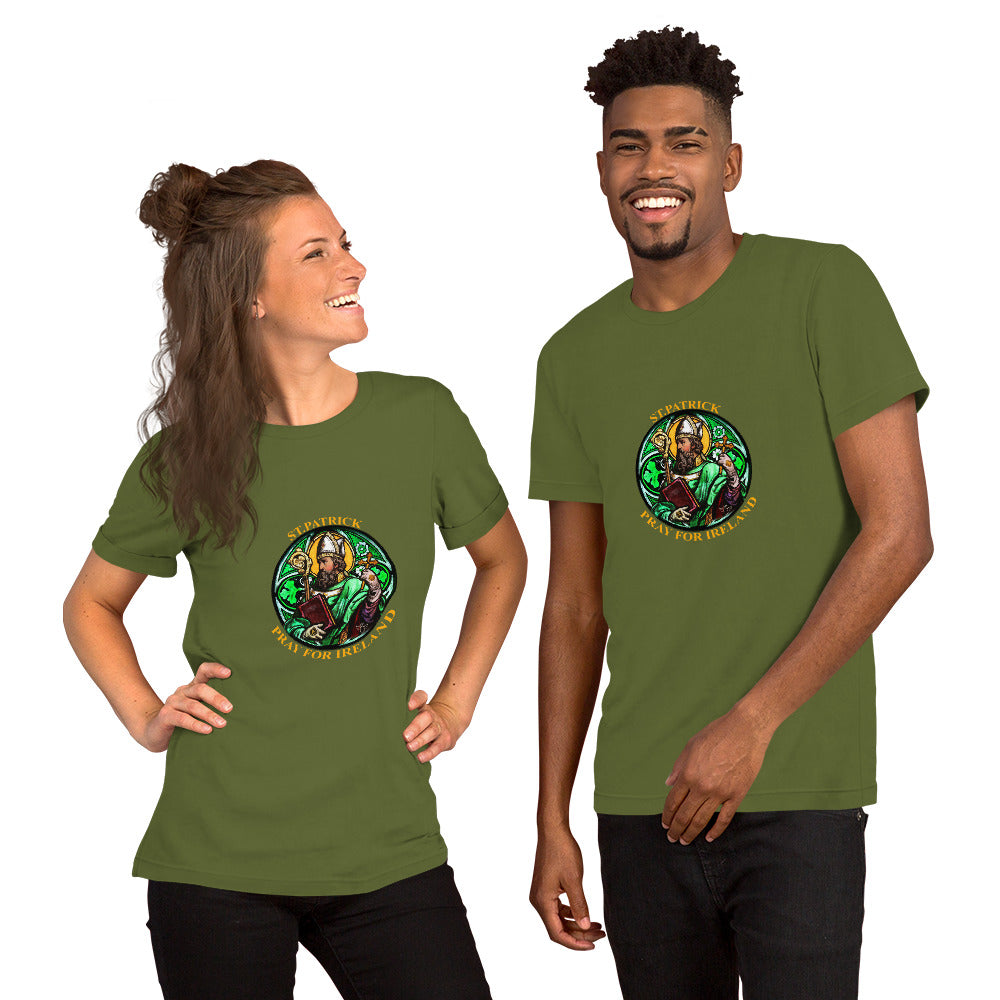 St. Patrick's Pray for Ireland Short-Sleeve Unisex T-Shirt 