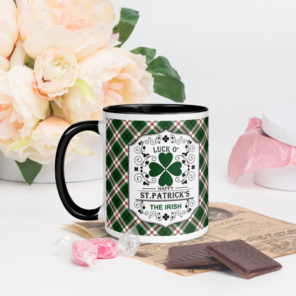 St. Patrick's Luck of the Irish Mug with Color Inside
