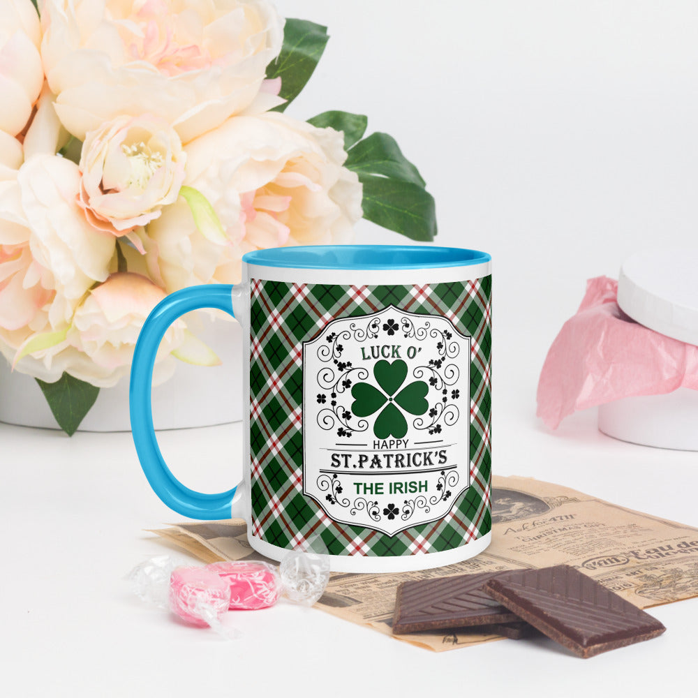 St. Patrick's Luck of the Irish Mug with Color Inside
