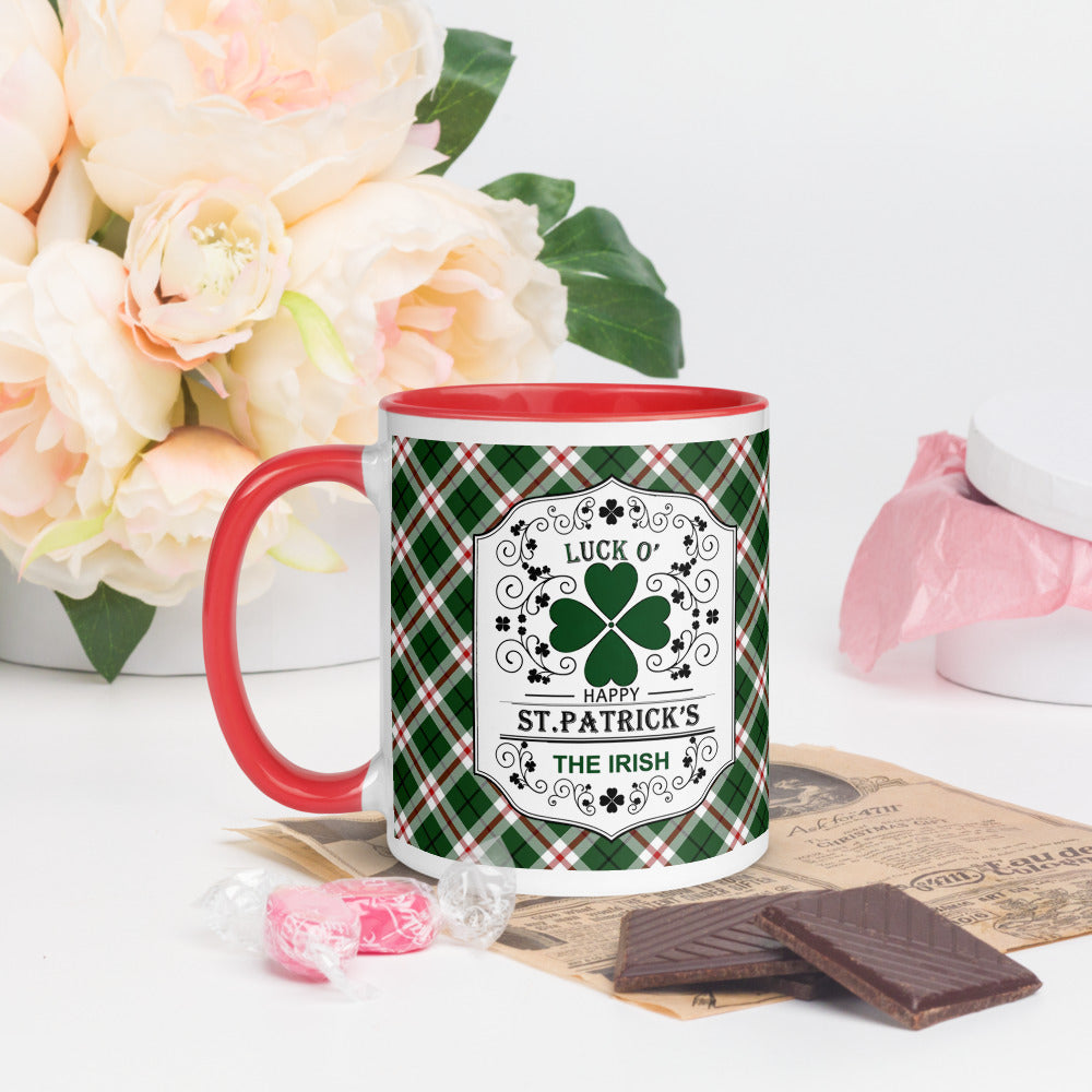 St. Patrick's Luck of the Irish Mug with Color Inside