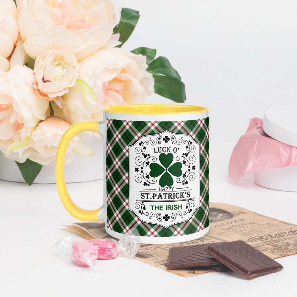 St. Patrick's Luck of the Irish Mug with Color Inside